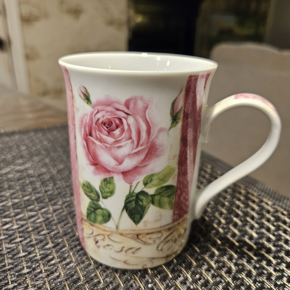 Sky Floral Pink Mug